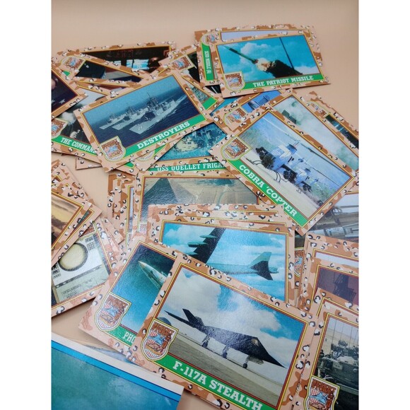 1991 Desert Storm Trading Cards Complete Set 88 Cards 22 Stickers - Picture 6 of 11